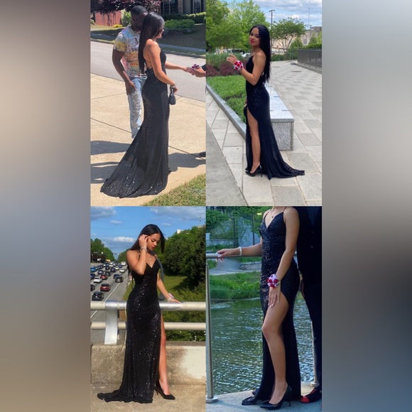 Cinderella Dresses & Skirts - Black sequins formal dress